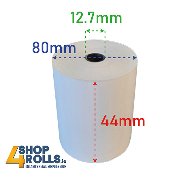 Thermal Till Rolls 44mm x 80mm - 20 Rolls Per Box Thermal Till Rolls 44mm x 80mm - 20 Rolls Per Box